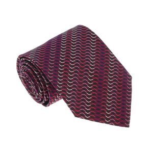 Missoni U5067 Pink/Purple Sharkskin 100% Silk Tie
